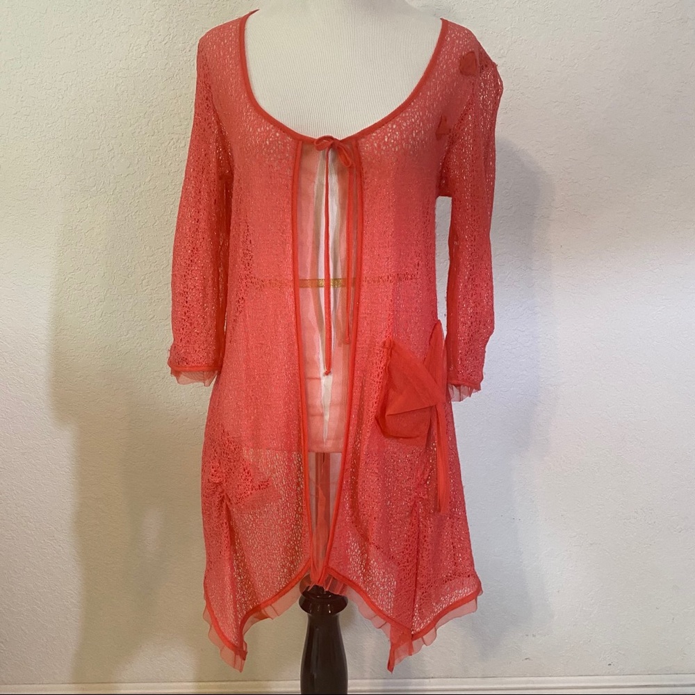 Dolcezza Coral Orange Coverup